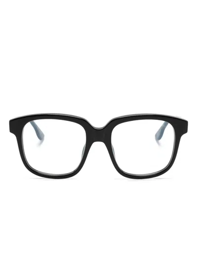 Lesca Vian Square-frame Glasses In Black