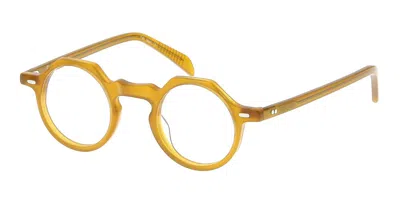 Lesca Yoga Men's Glasses, Yellow, Size 39