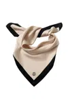 Lescarf No. 7 Silk Scarf In Ivory