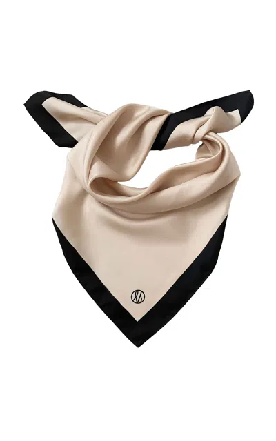 Lescarf No. 7 Silk Scarf In Ivory