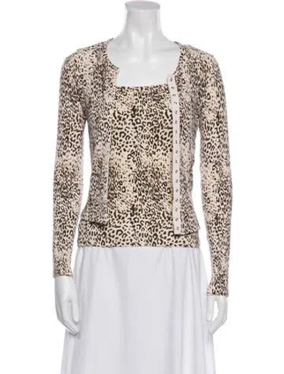 Pre-owned Leset Animal Print Set In Neutral