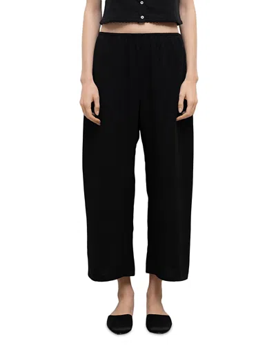 Leset Ari Crop Pants In Black