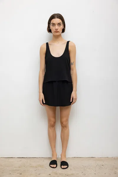 Leset Ari Mini Skirt In Black