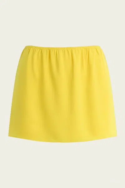 Leset Ari Mini Skirt In Daffodil