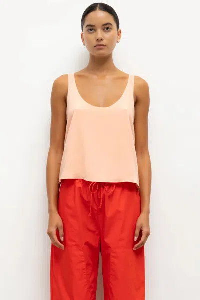 Leset Ari Scoop Tank In Pink