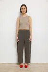 Leset Arielle Barrel Pant In Green