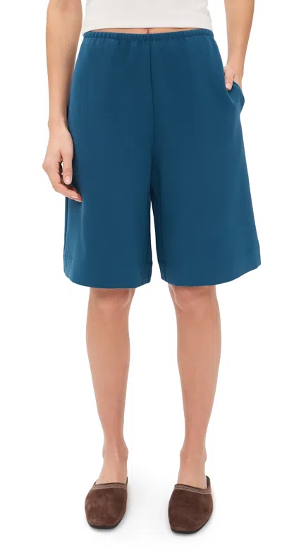 Leset Arielle City Shorts Riviera In Blue