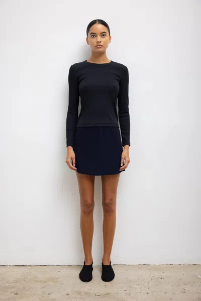 Leset Arielle Mini Skirt In Blue