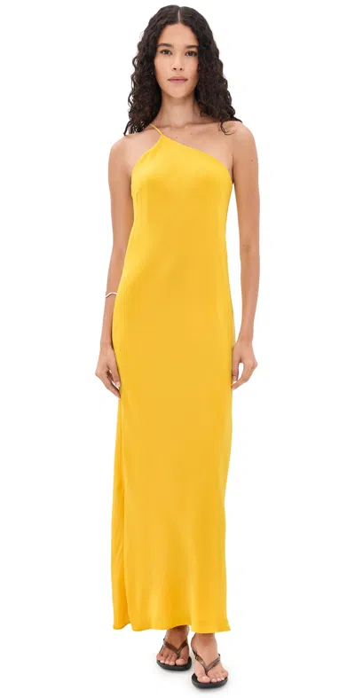 Leset Arielle One Shoulder Dress Daffodil