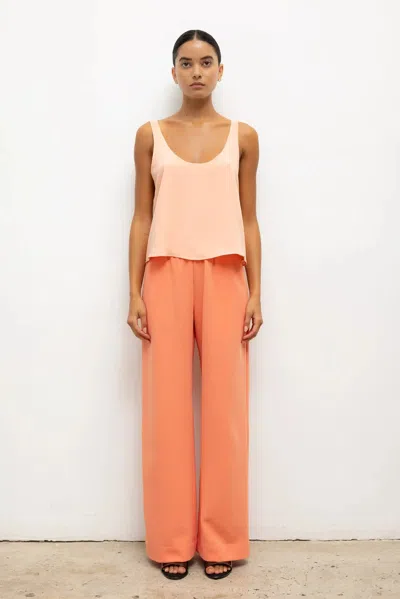 Leset Arielle Pocket Pant In Orange