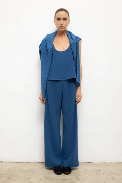 Leset Arielle Pocket Pant In Blue