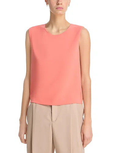 Leset Arielle Sleeveless Crewneck Top In Pink