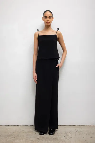 Leset Arielle Tie Pant In Black