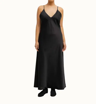 Leset Barb Backless Dress In Black