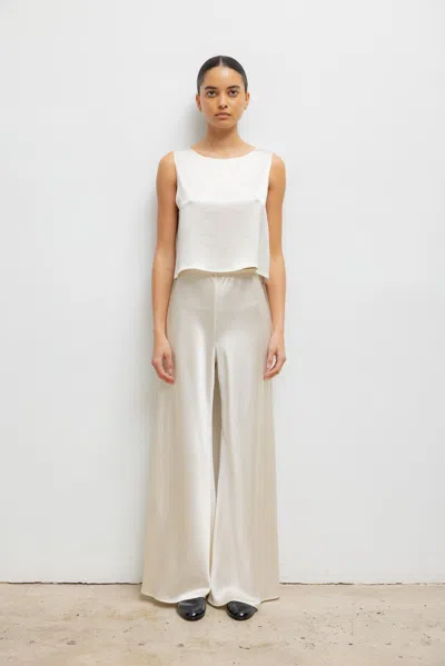 Leset Barb Bias Pant In Neutral