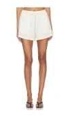 Leset Barb Boxer Short In White