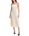 Leset Barb Cami Midi Dress In White