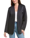 Leset Barb Collarless Blazer In Blue