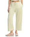 Leset Barb Crop Drawstring Pants In Citrine
