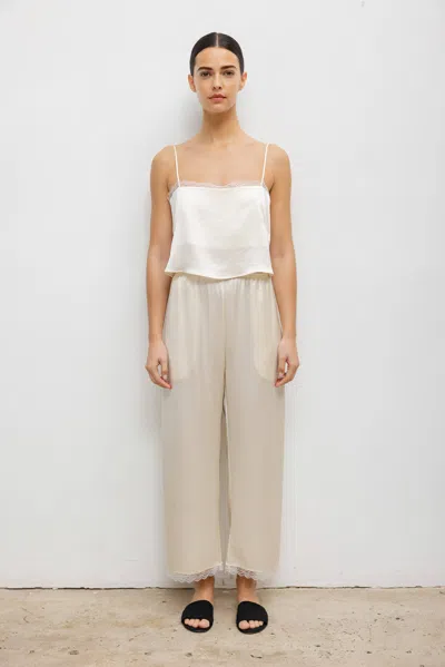 Leset Barb Lace Crop Trouser