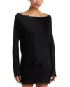 Leset Barb Lace-trimmed Satin Top In Black