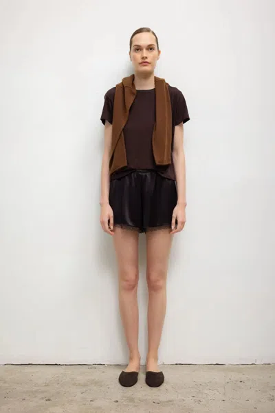 Leset Barb Lace Short In Black