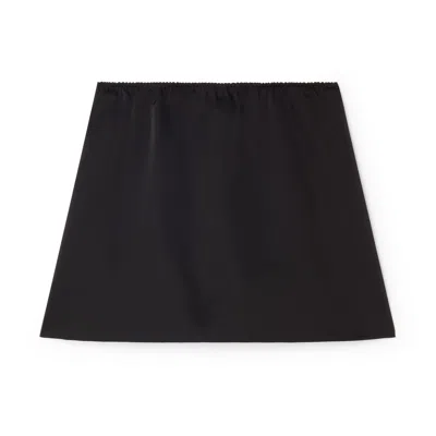 Leset Barb Miniskirt In Black