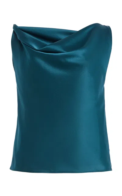 LESET BARB SATIN SHELL TOP