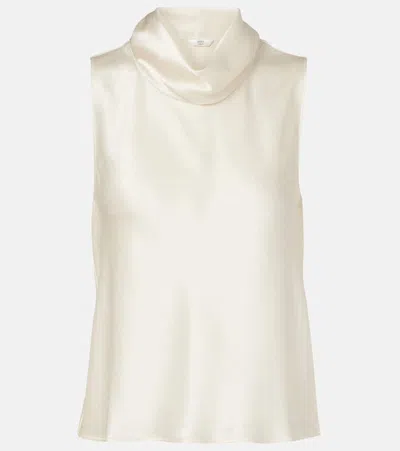 LESET BARB SATIN TOP