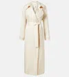 Leset Barb Satin Trench Coat