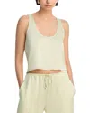 Leset Barb Scoop Tank Top In Citrine In Citrine