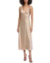 Leset Barb Slip Dress In Neutral