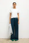 Leset Barb Wide Leg Pant In Blue