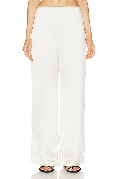 Leset Barb Wide Leg Pant In Creme