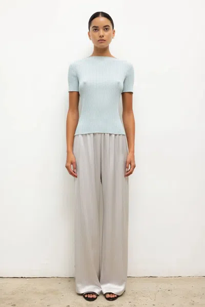 Leset Barb Wide Leg Pant In Gray