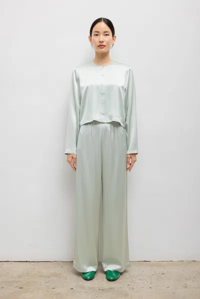Leset Barb Wide Leg Pant In Green