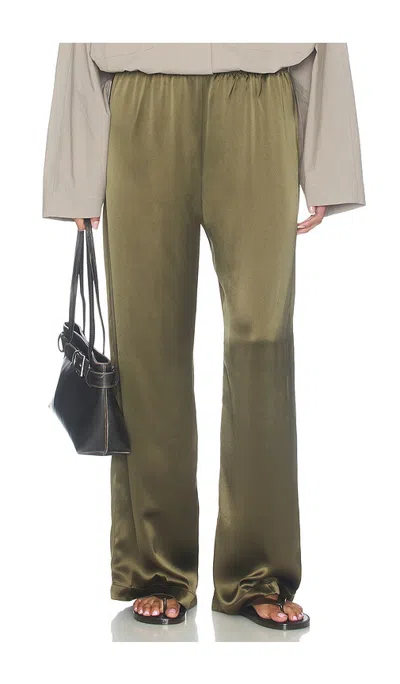 Leset Barb Wide Leg Pant In Green