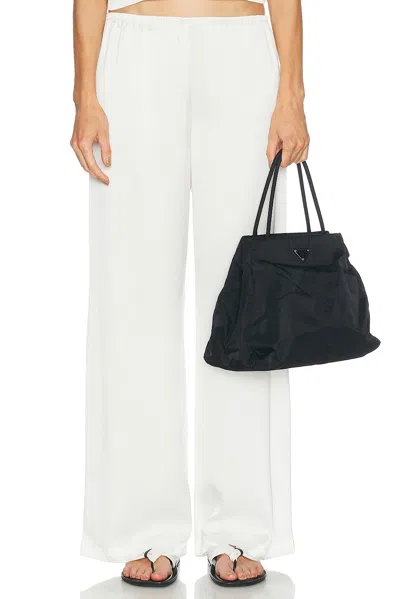 Leset Barb Wide Leg Pant In White