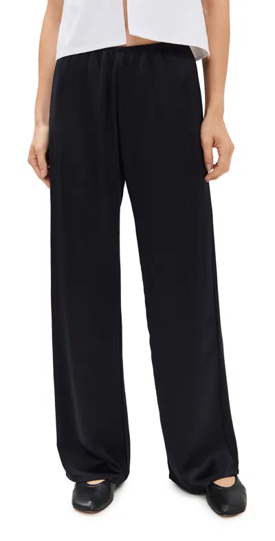 Leset Barb Wide Leg Pants Midnight