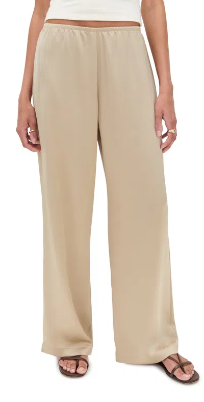 Leset Barb Wide Leg Pants Sand