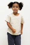 Leset Bebe Margo Stripe Tee In White