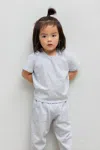 Leset Bebe Margo Tee In Gray