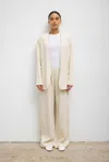 Leset Belle Wide Leg Pant In Oat