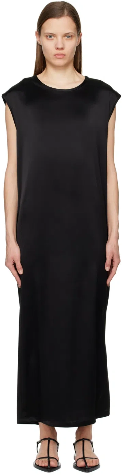 Leset Black Barb Minidress