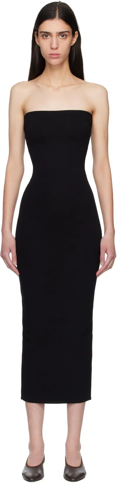 Leset Black Rio Bandeau Midi Dress