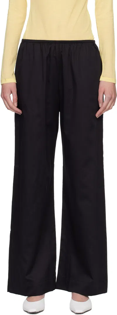 Leset Black Yoko Pocket Trousers