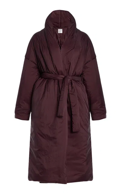LESET BO SHAWL-COLLAR PUFFER COAT