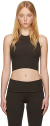 Leset Brown Grace Tank Top In Choco