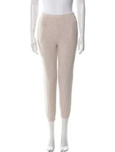 Pre-owned Leset Cashmere Sweatpants In Neutral