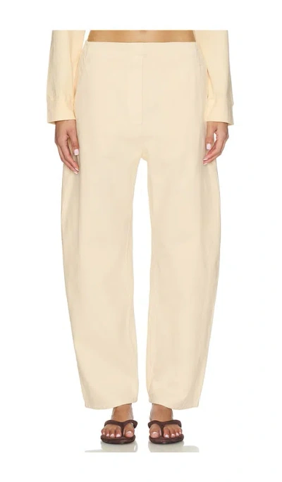 Leset Chloe Barrel Pant In Neutral